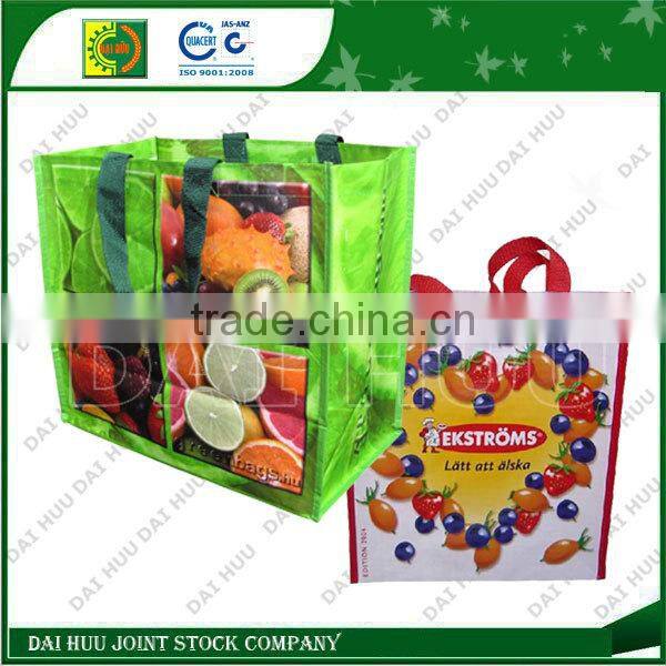 Colorful PP woven shopping bag