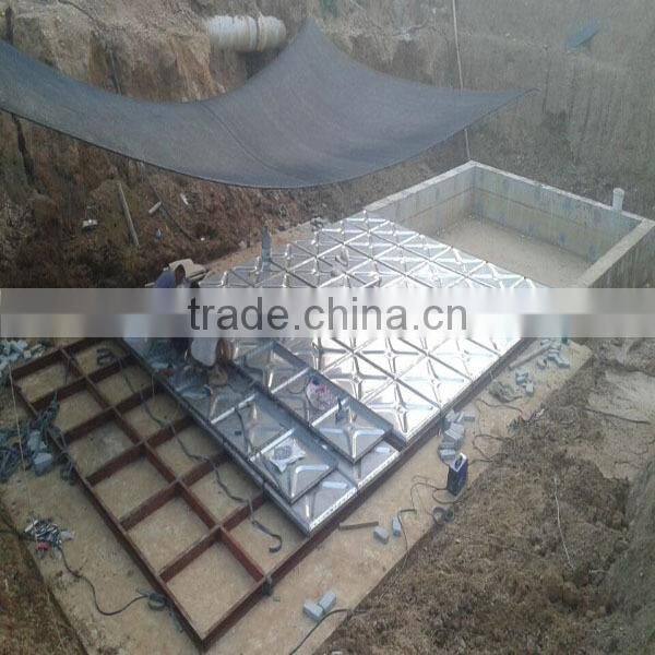 Factory price!! Dezhou Huili high quality underground BDF sectional panel water storage tank