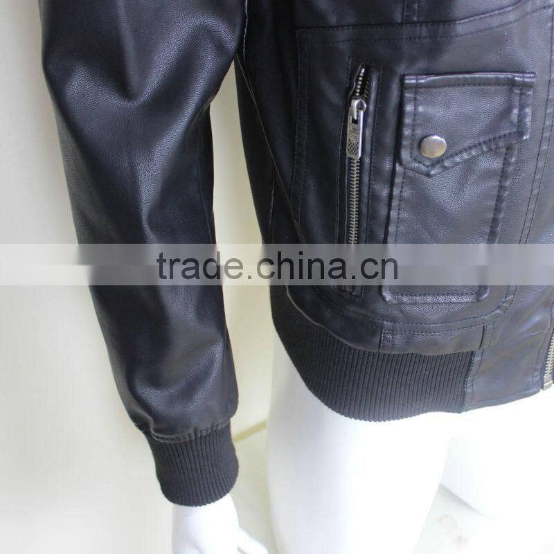 Mens Famous PU Leather Fashion Jackets 2017