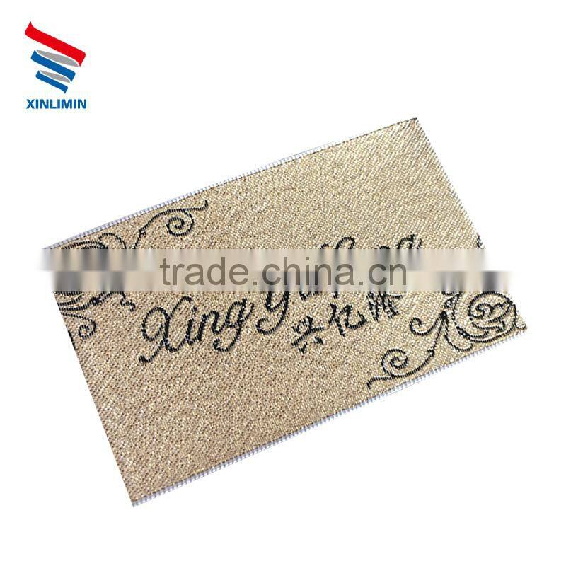 wholesales high quality custom clothing damask woven label