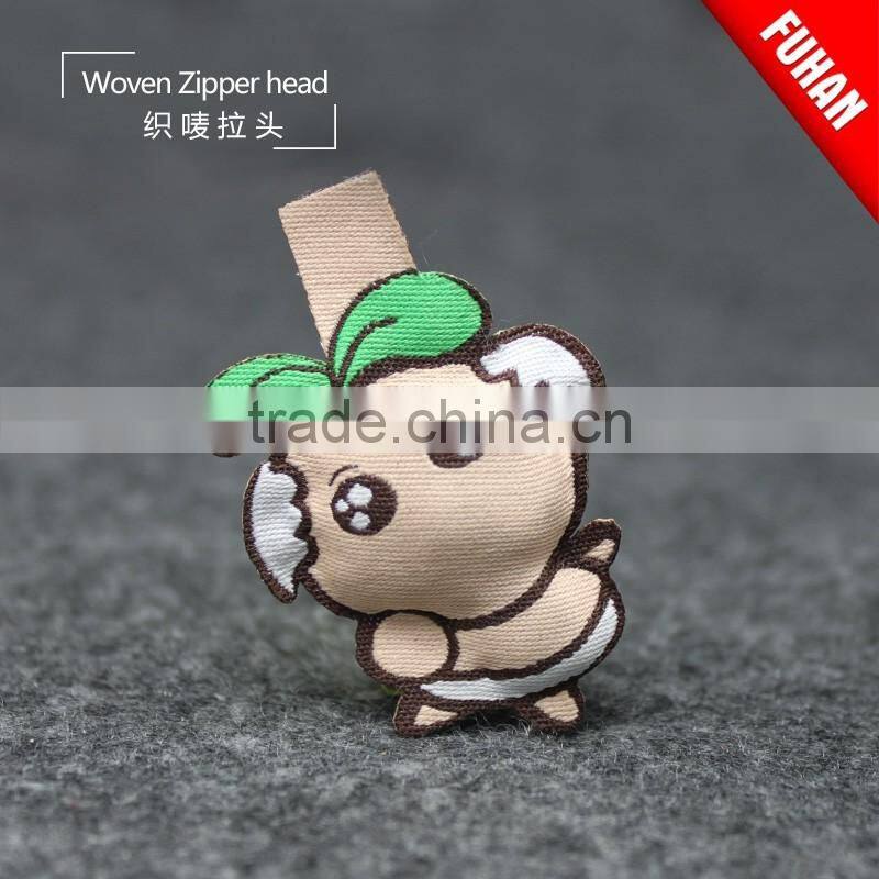 Factory direct wholesale sports woven zipper pull