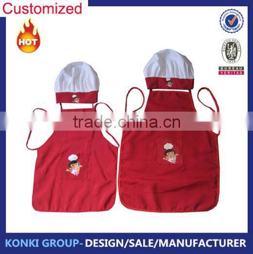 Custom kids chef hat and apron