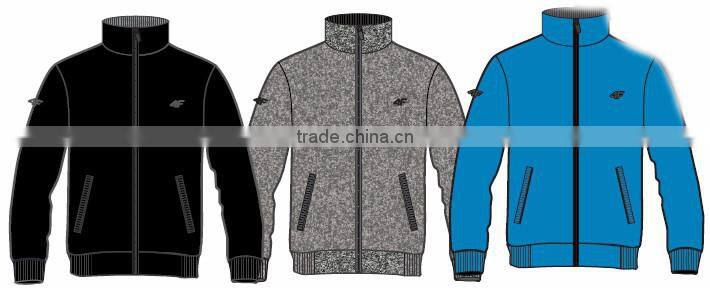 2017 new design anti-static mens polar fleece jacket