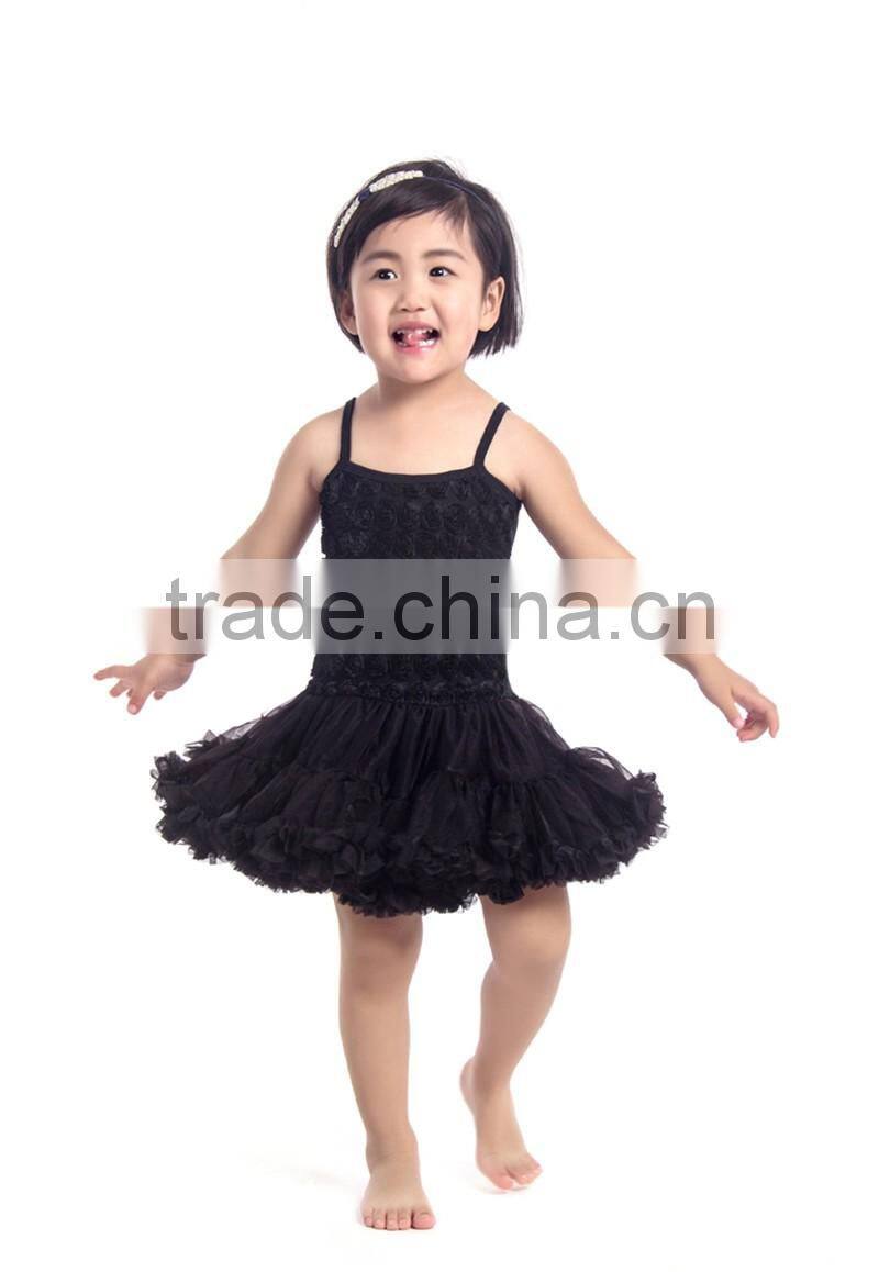 Summer hot sale baby boutique dress fancy baby girl rose party dress children casual dress