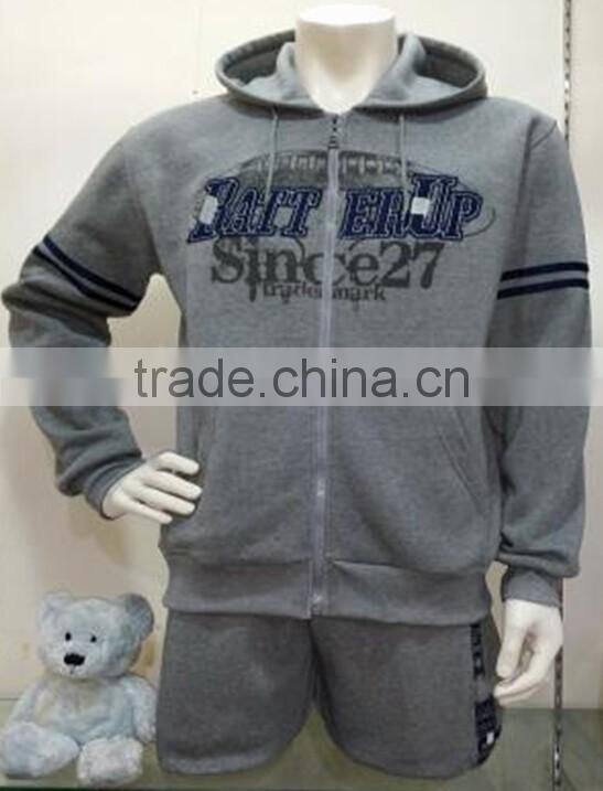 sports suits man sets spun kintted polyester men sportswear set