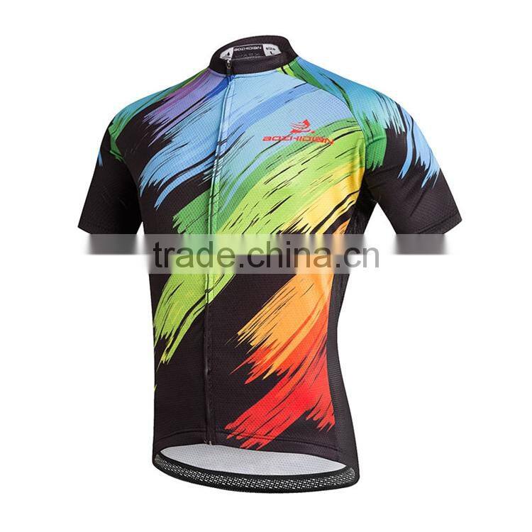 China Custom Lightweight Bicycle Cycling Jersey Breathable Mountain Bike Shirts for couples no minimum