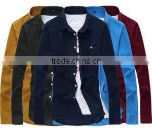In 2015 the new corduroy shirt cotton corduroy man's shirt fashion long-sleeved shirt corduroy free shipping