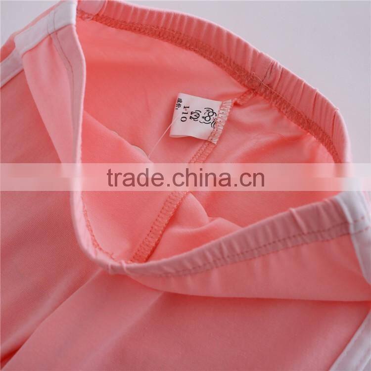 factory wholesale 100% cotton children sweat pants and girls trousers