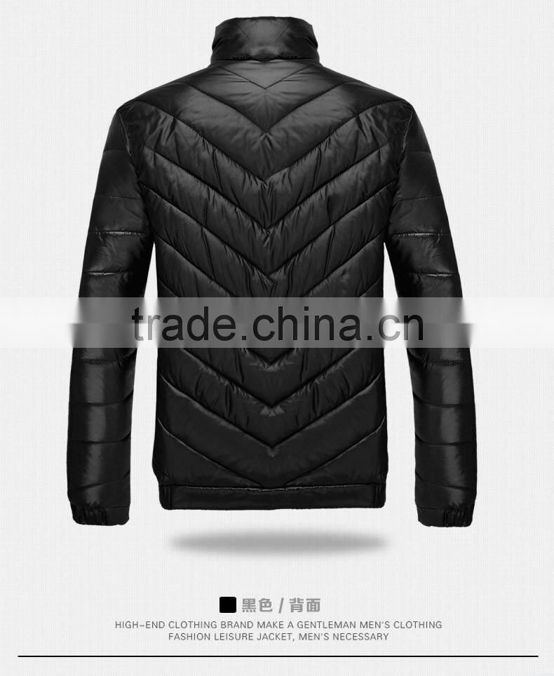 hot sale OEM mens down coat clothing, fashion design man warm quilted jacket