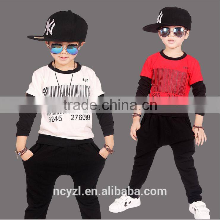 Good quality 2017 New product China wholesale children boys clothing