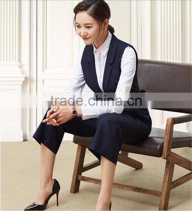 3 Pieces Fashion Design Made To Measure Elegant Ladies Pants Suit