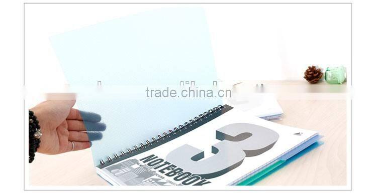 A4 PP cover writing notebook wire-o binding notebook office stationery