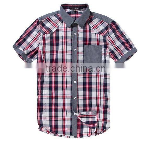 Latest design Egyptian cotton Italian jeans men casual shirt