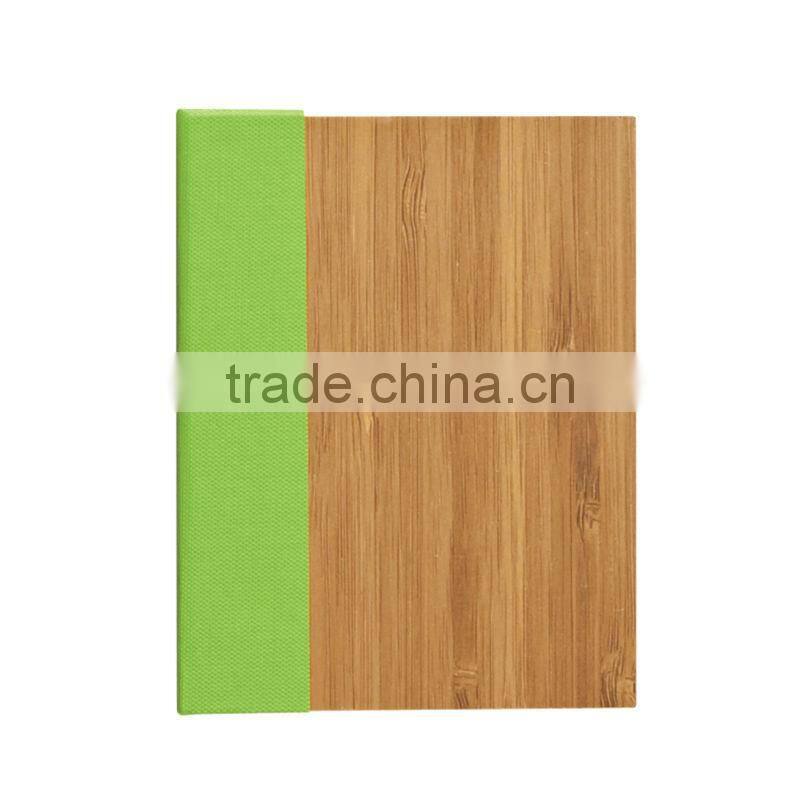 Colorful wooden cover notebook 70grams 50sheets 10.5*8cm with colorful notepad