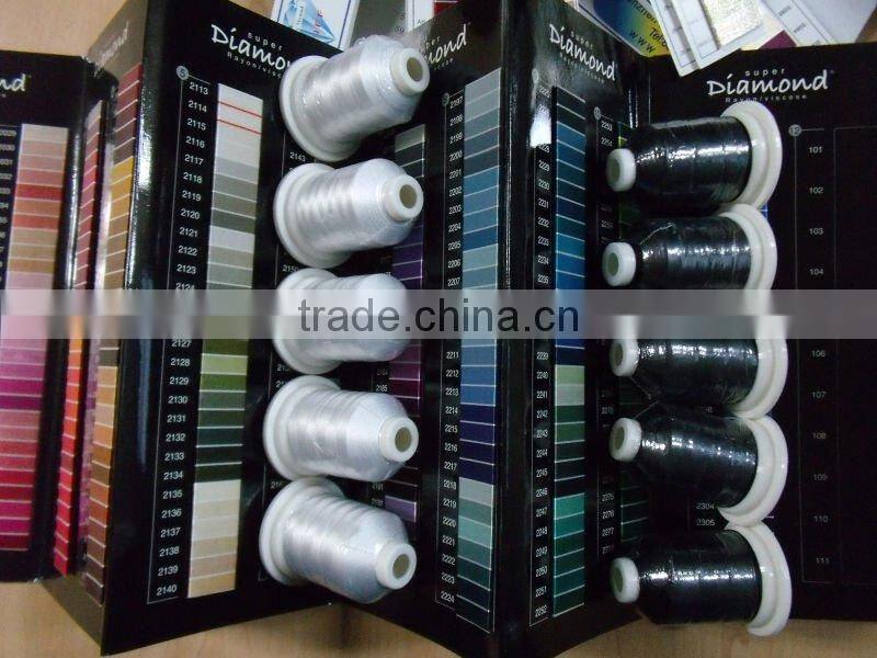 high quality fabric color shade cards embroidery thread color chip, color card, color chart