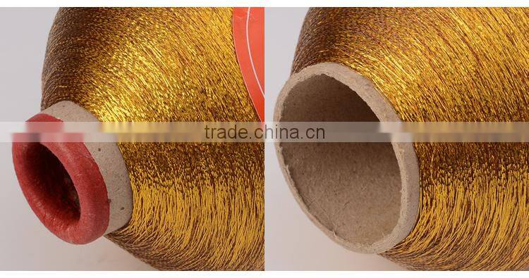 Gold color ST type lurex metallic yarn