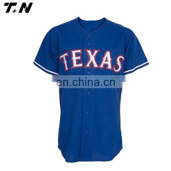 Baseball bottons shirt,mesh baseball jersey,custom baseball shirt