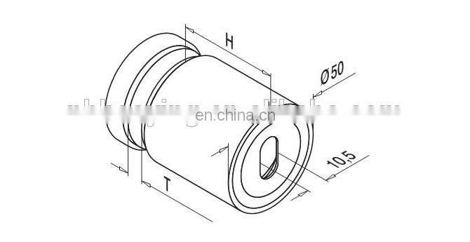Stainless steel glass connectors