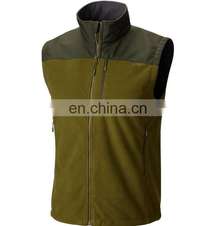 wholesale mens fleece vest, sleeveless polar fleece vest, promotional embroidery fleece vest- 6 Years Alibaba Service