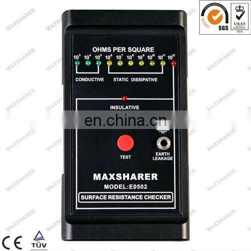 Precision esd mat tester surface resistance tester for esd products
