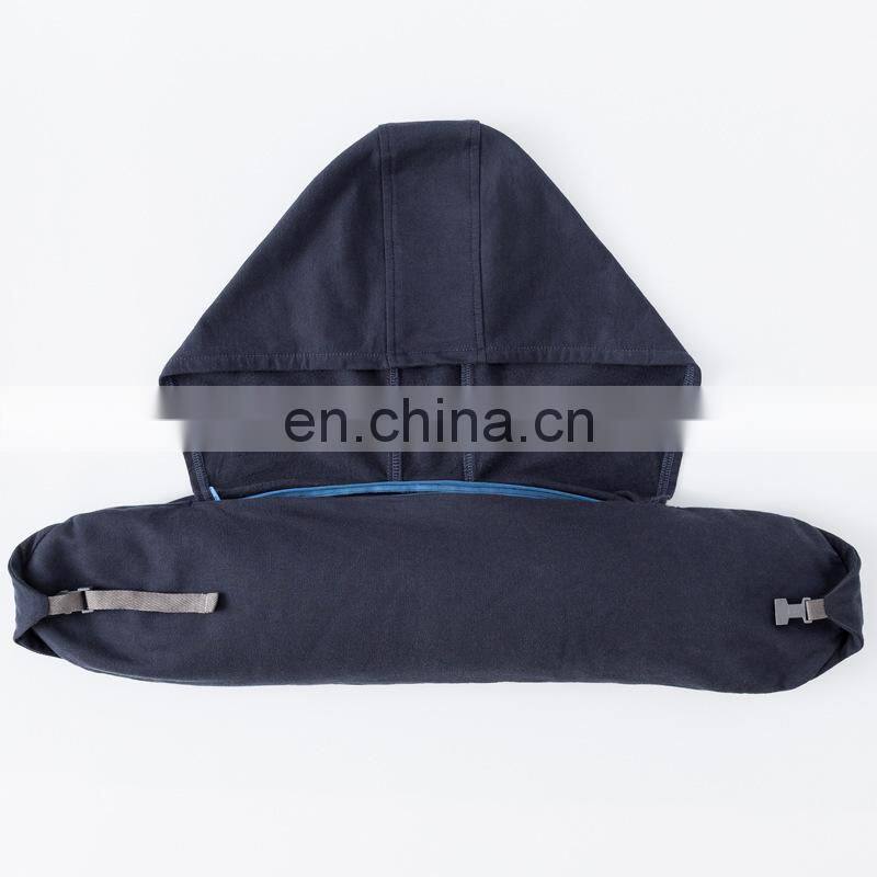Travel Hoodie Neck Pillows with Cap U-shape Pillow for Napping