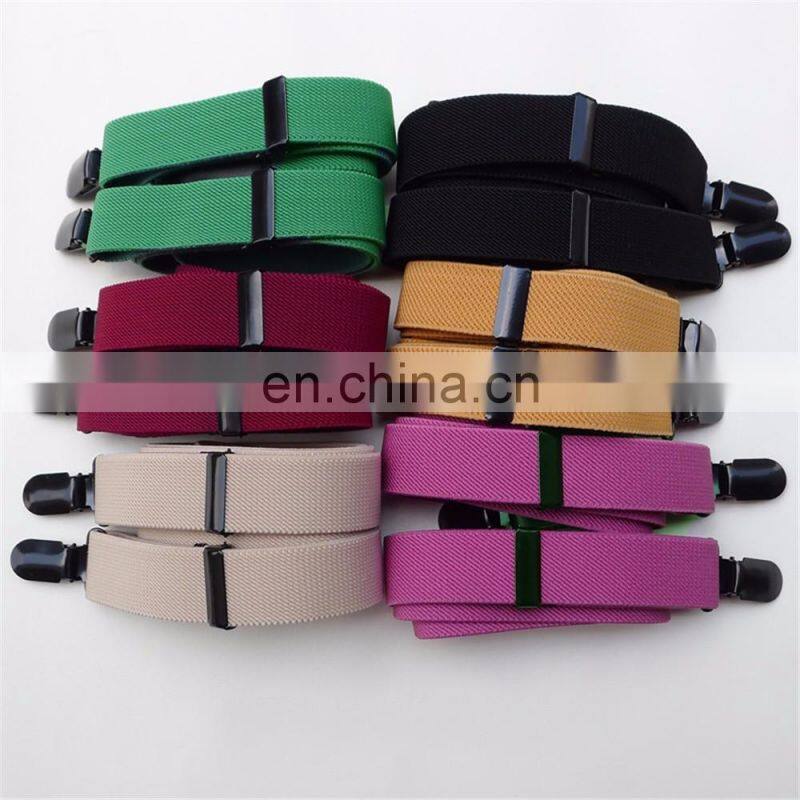 yiwu Fashion 2.5cm Colorful suspenders kids suspenders
