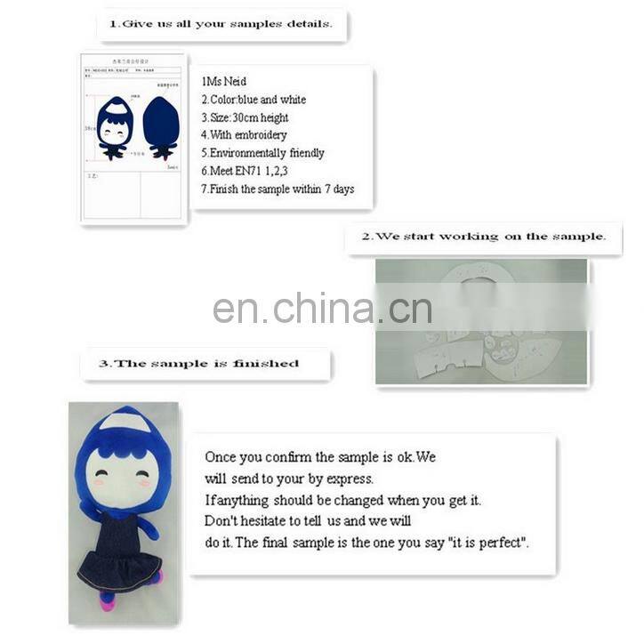 Factory Wholesale Soft Stuffed Cartoon Animal Promotional Custom Plush Toy