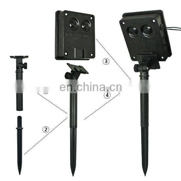 Solor Power Outdoor Indoor Garden Viewing Light 20LED Christmas Elk Light String for Wedding Courtyard Celebrate - Purple