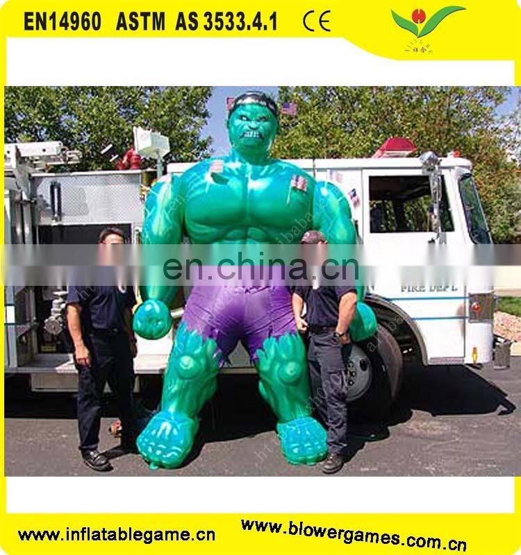 Custom advertising hulk inflatable cartoon