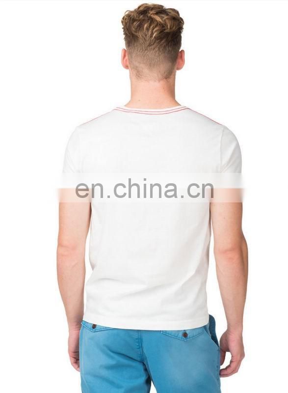 Latest fashion Round neck casual men's top summer t-shirt printing for OEM