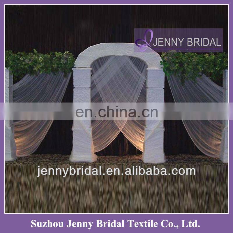 BCK005 Fancy and popular elegant wedding and Banquet chiffon backdrop decorations