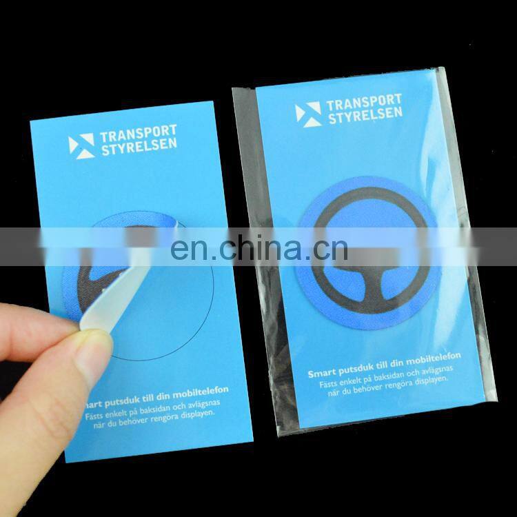 printed mobile screen magic cleaning pad