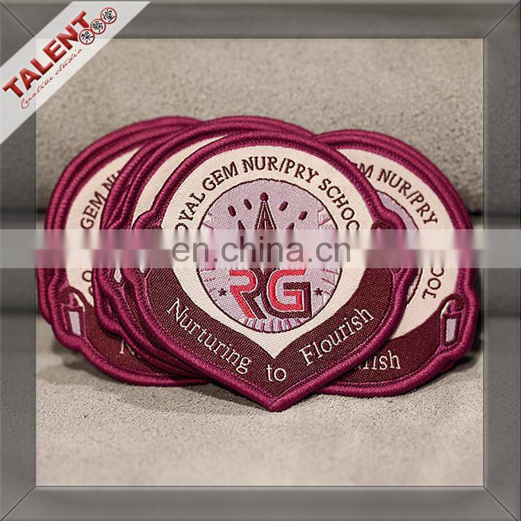 High quality custom woven scout badge From China supplier