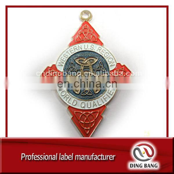 OEM Factory High Precision Die Cast Type And Soft Enamel Type Fashional Decoration Custom Madrid Souvenir Metal Pendant