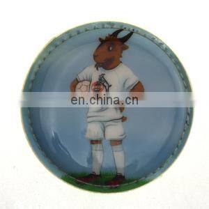 alibaba hi-quality printable customised round plastic badge