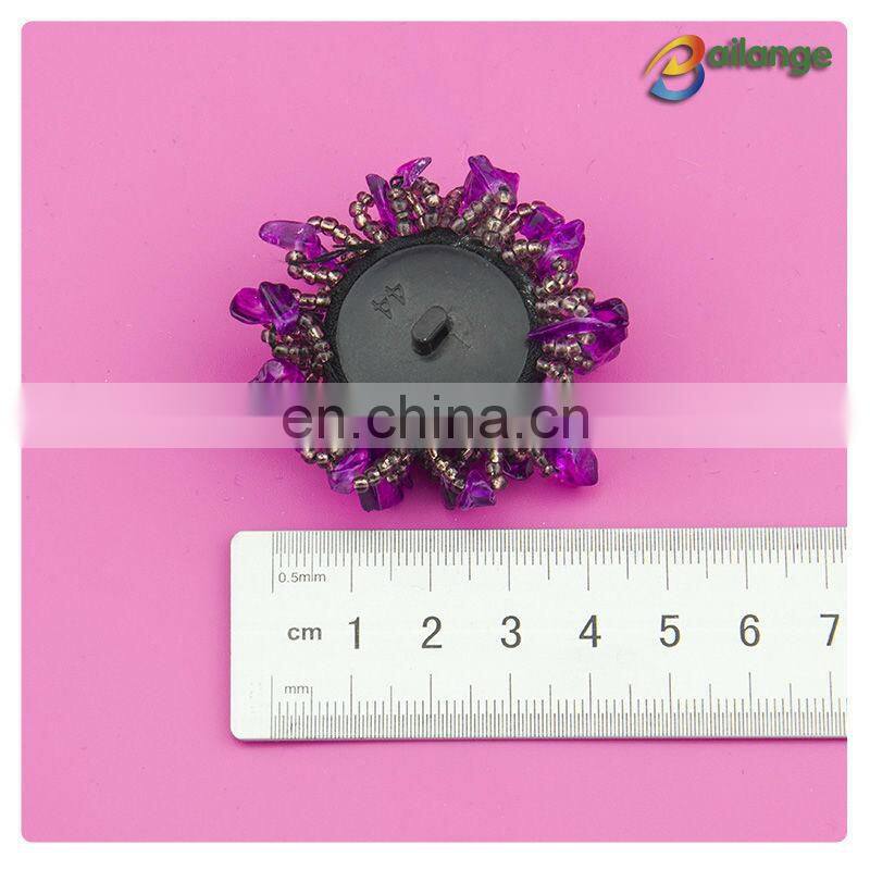 Wholesale designer coat clothing buttons beads button big fashion button for garment