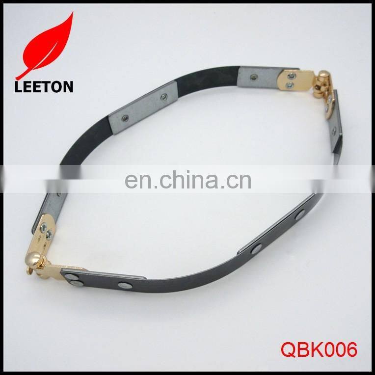 Metal gold internal flex bag frame