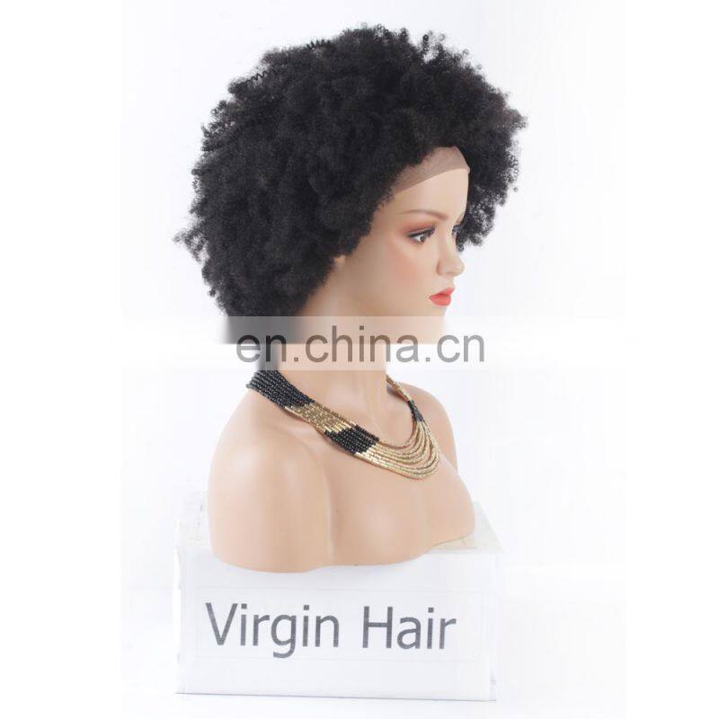 Human hair full lace wig remy brazilian human hair short lace wigs