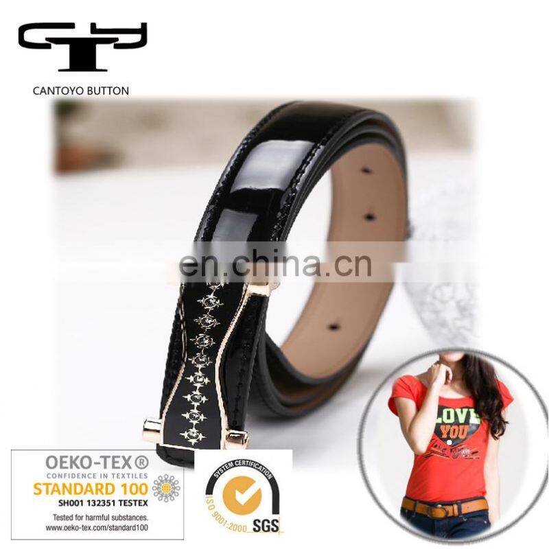 2018 new wide buck snakeskin leather belt