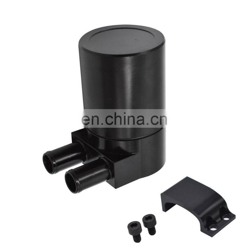 Billet Aluminum Oil Catch Can Tank Bottle Baffled for BMW N54 335i 535i OT1301BLACK