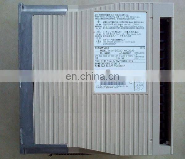 YASKAWA SGDV-180A01A+SGMGV-20ADC6C 1.8KW servo motor