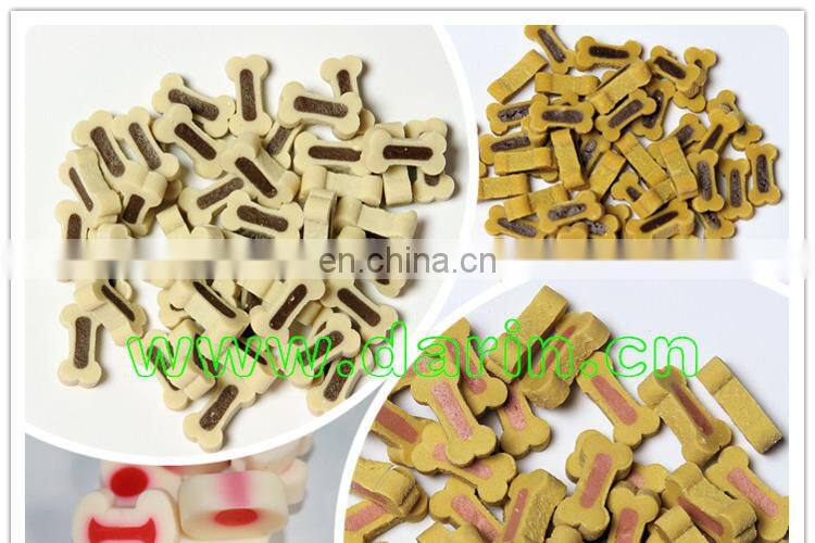 Bi-color Twisted Dog Chews Food Processing Plant