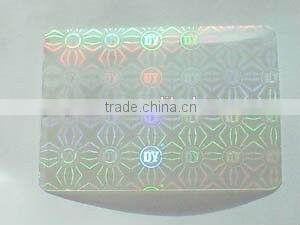 High quality custom 3 d holographic anti-counterfeiting labels/highly secure custom holographic stickers