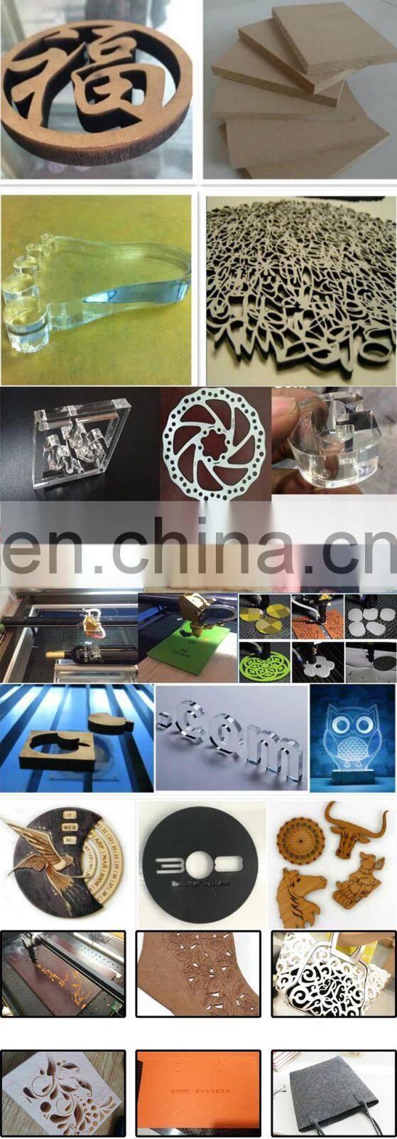 Factory price co2 laser cutter Acrylic/Wood/MDF/Plywood/balsa wood/Leather/Shoes laser engraving machine