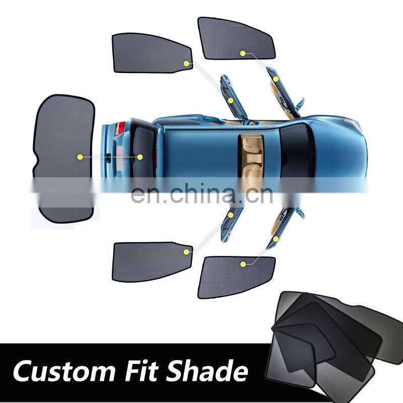 Luxury Magnetic Car Sunshade Car Side Window Shade Customized Car Curtains for CIVIC HONDA