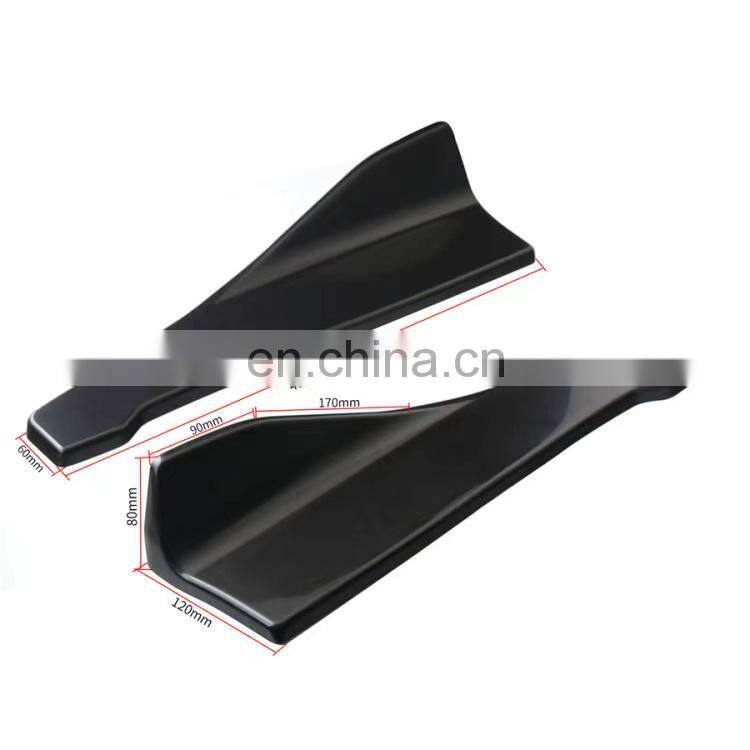 Carbon Fiber Universal For Any Cars rear side diffuser