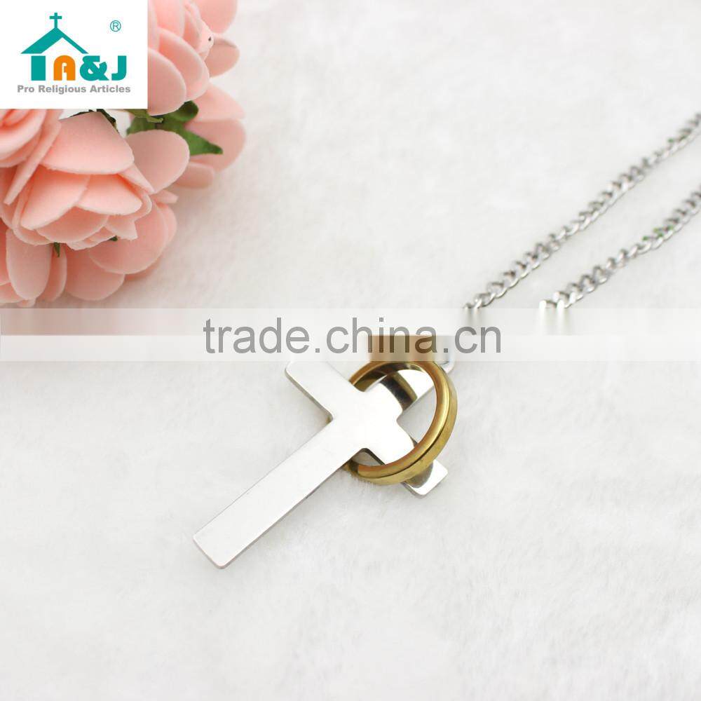 Passed SGS Test stainless steel cross pendant Cheap wholesale