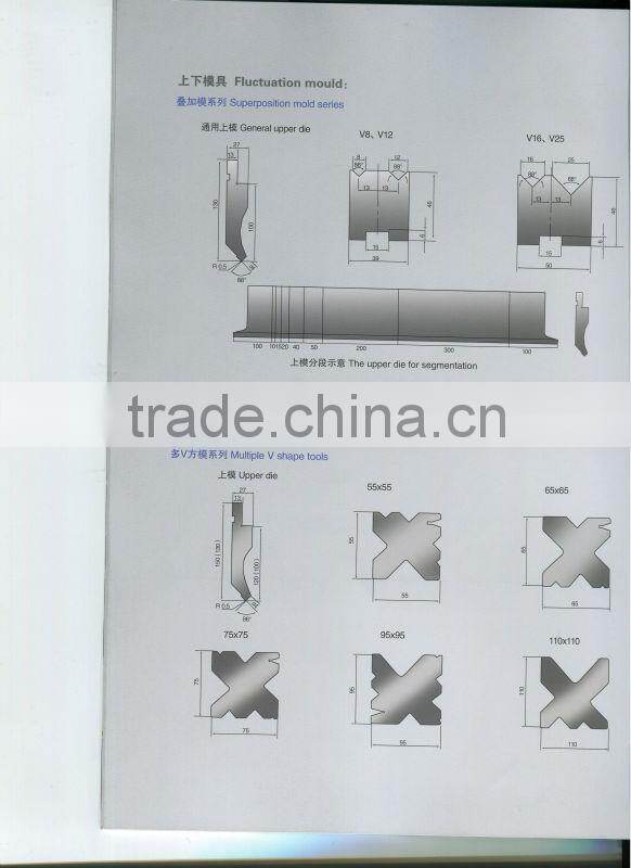 china nantong teli hydraulic cnc servo press brake