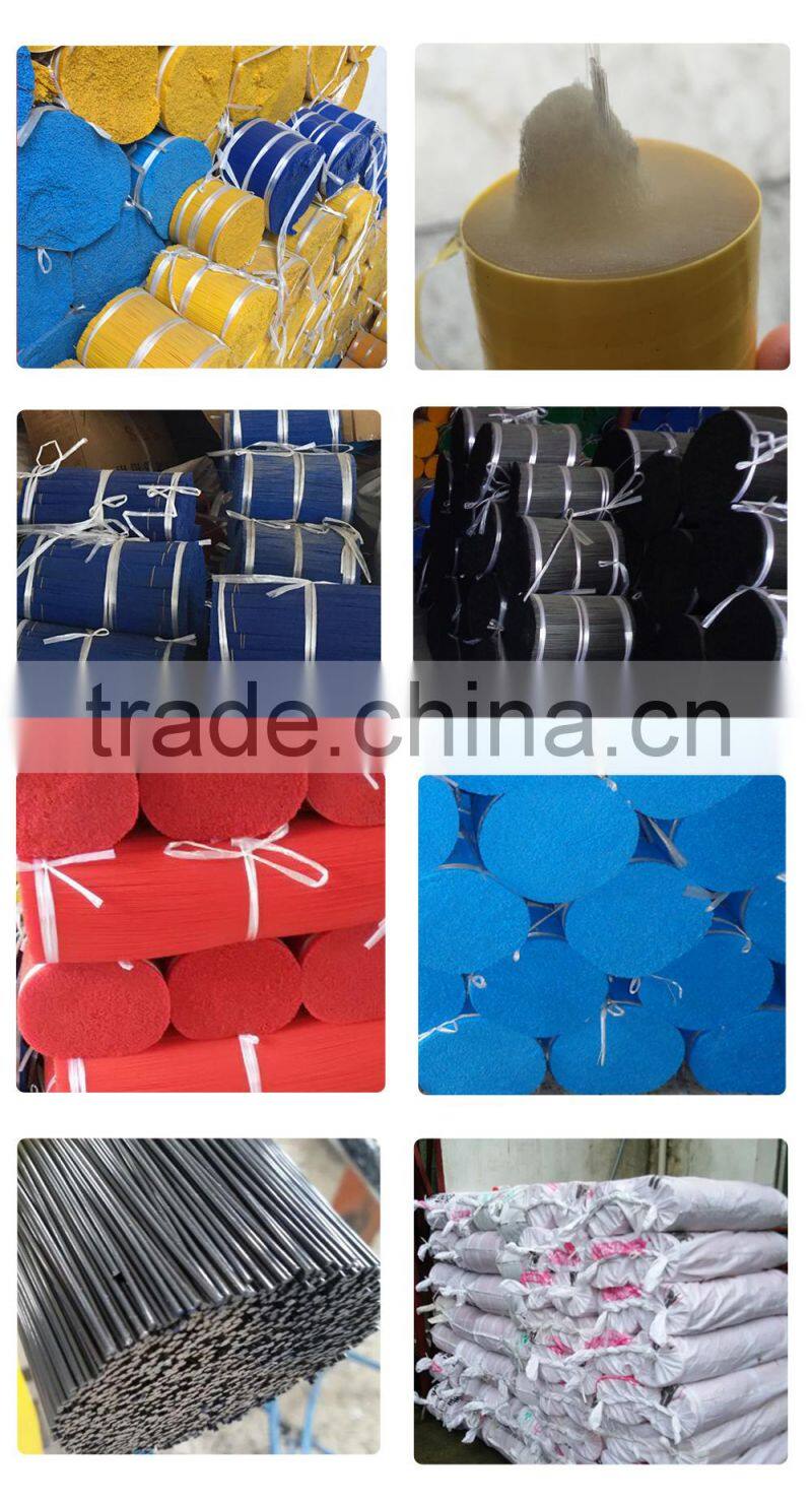 red yellow black blue brushes polypropylene pp bristle filament