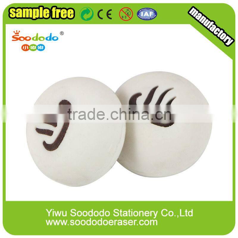 Cup shaped eraser collectible Stationery